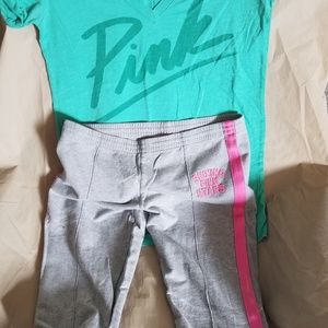 Victoria's Secret Pink.  Shirt & Pants